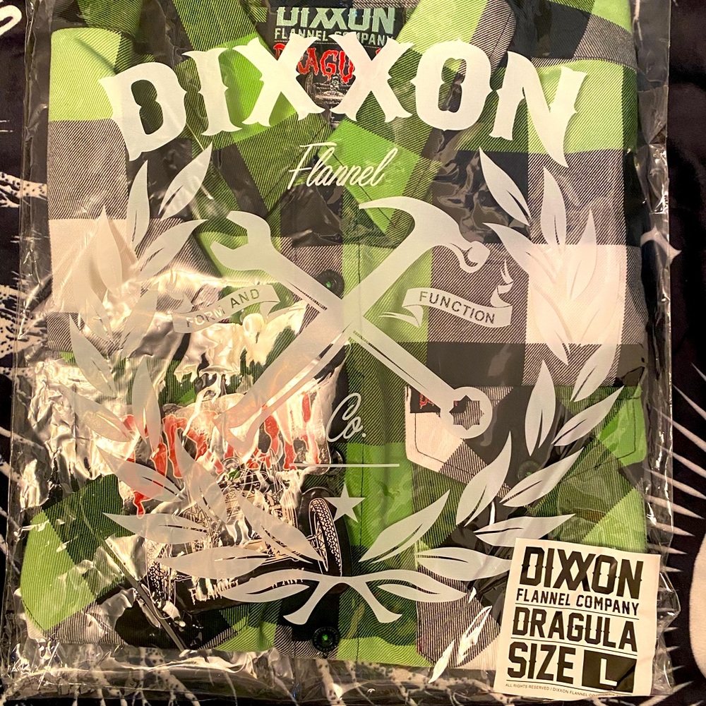 Dixxon Dragula Mens Large Flannel
